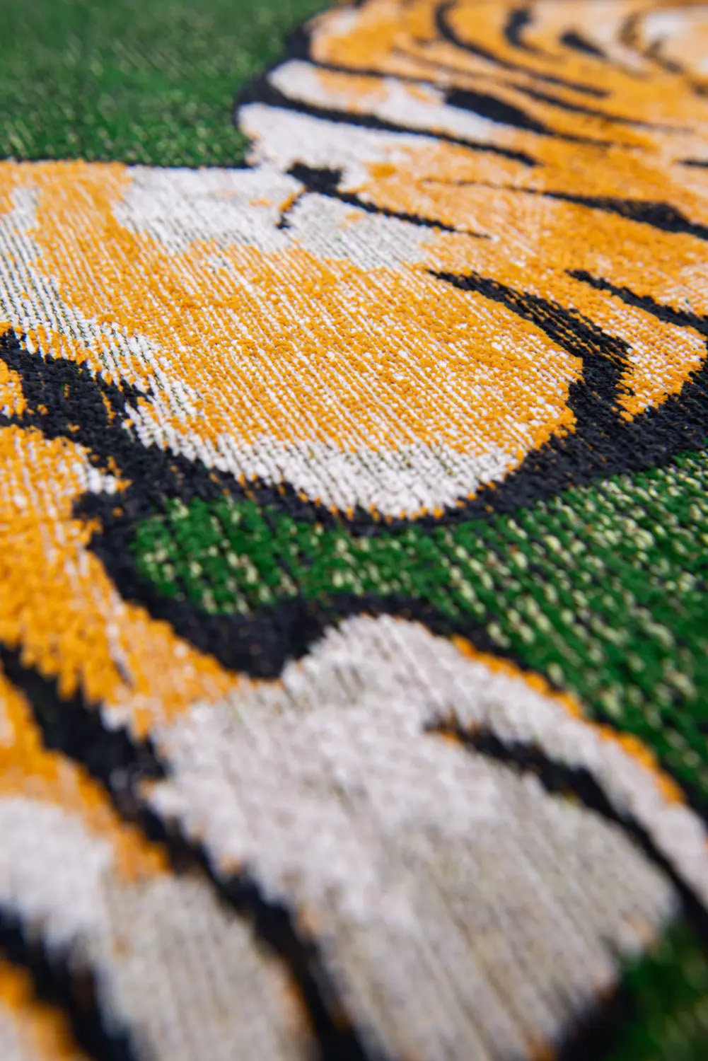 Barnmatta Tiger Green Rund 240cm - 4