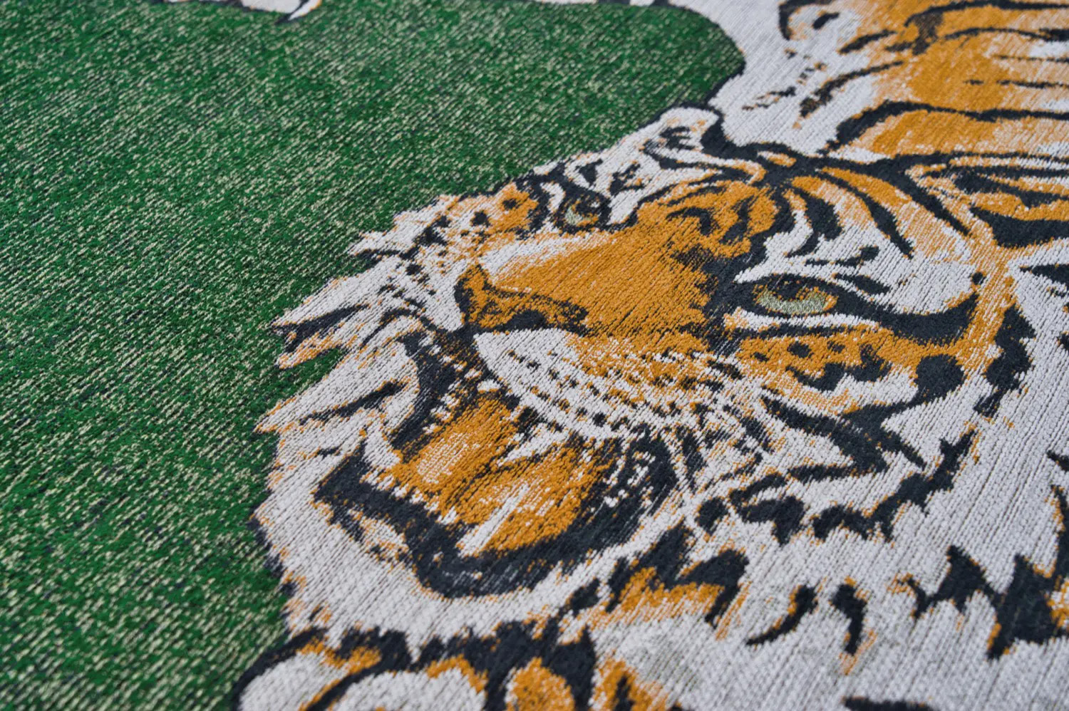 Barnmatta Tiger Green Rund 240cm - 5