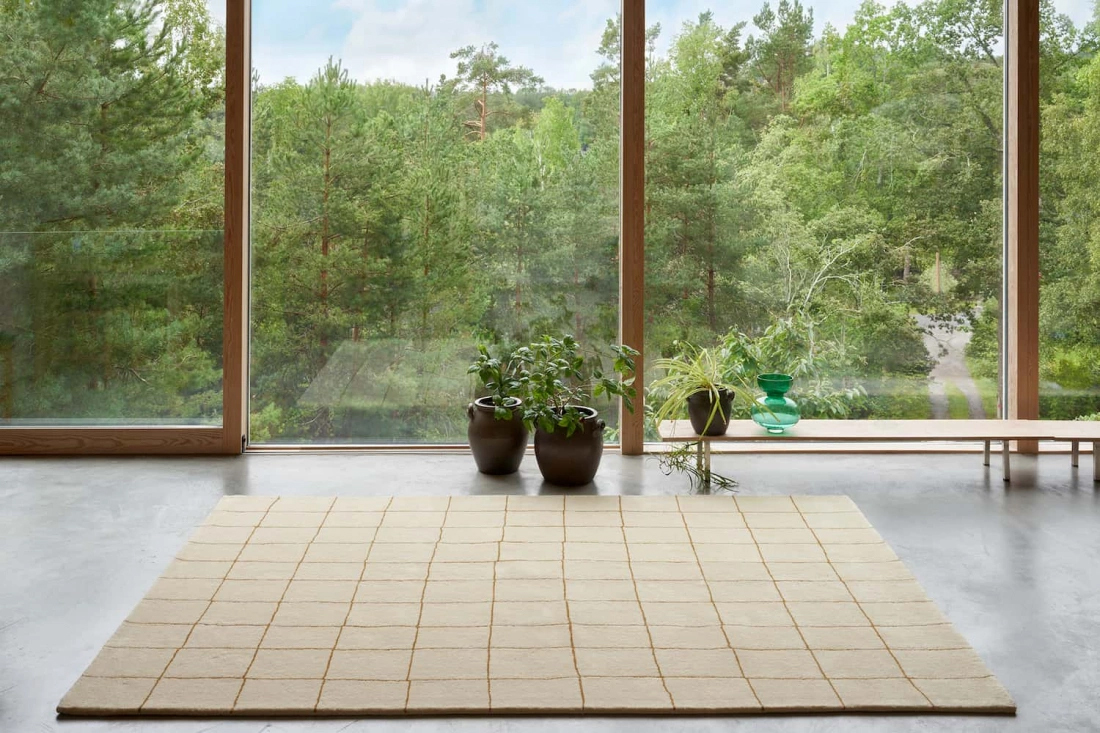 Chakra Khaki/Gul 230x320cm - 4