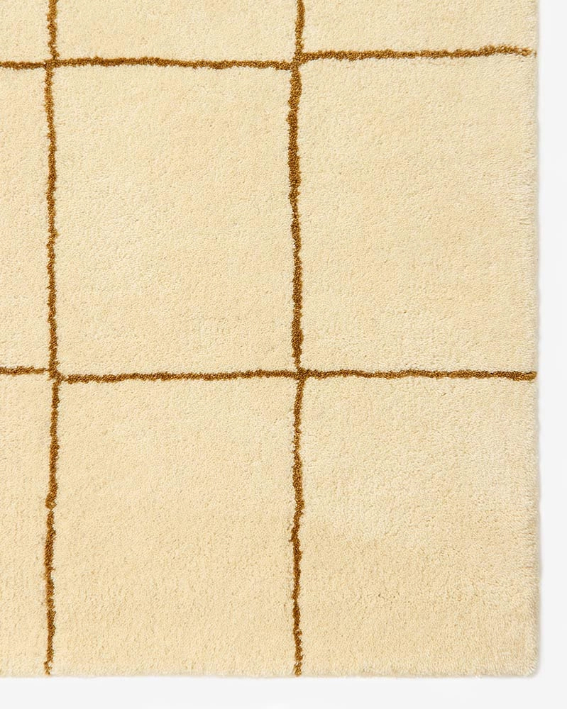 Chakra Khaki/Gul 230x320cm - 2