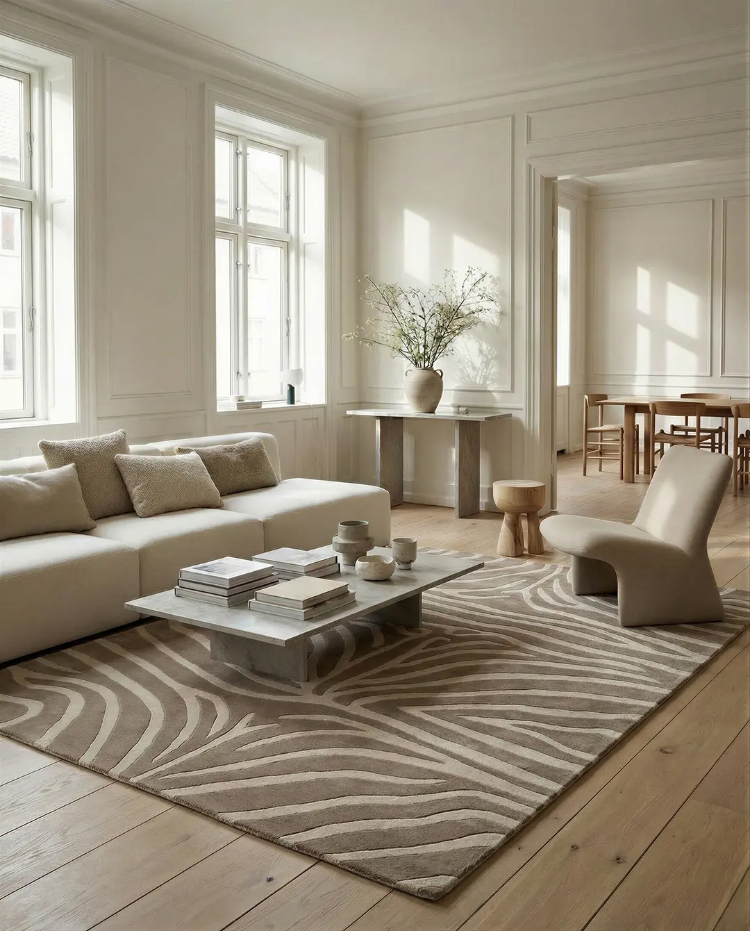 Zebra Beige 250x350cm - 4