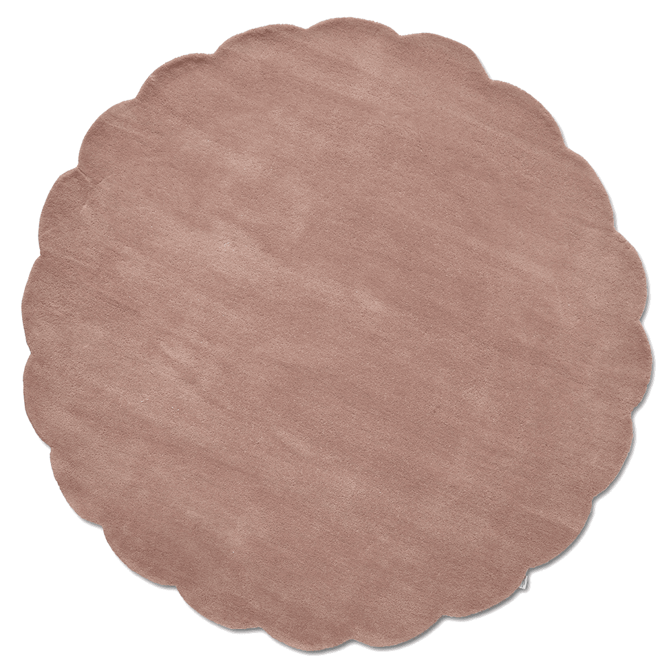 Shell Rosa Rund 120cm