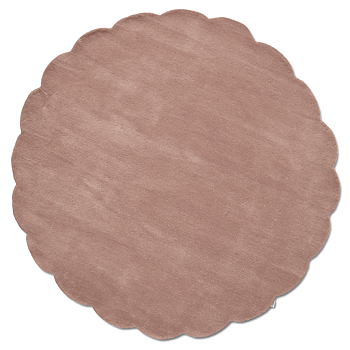 Shell Rosa Rund 120cm