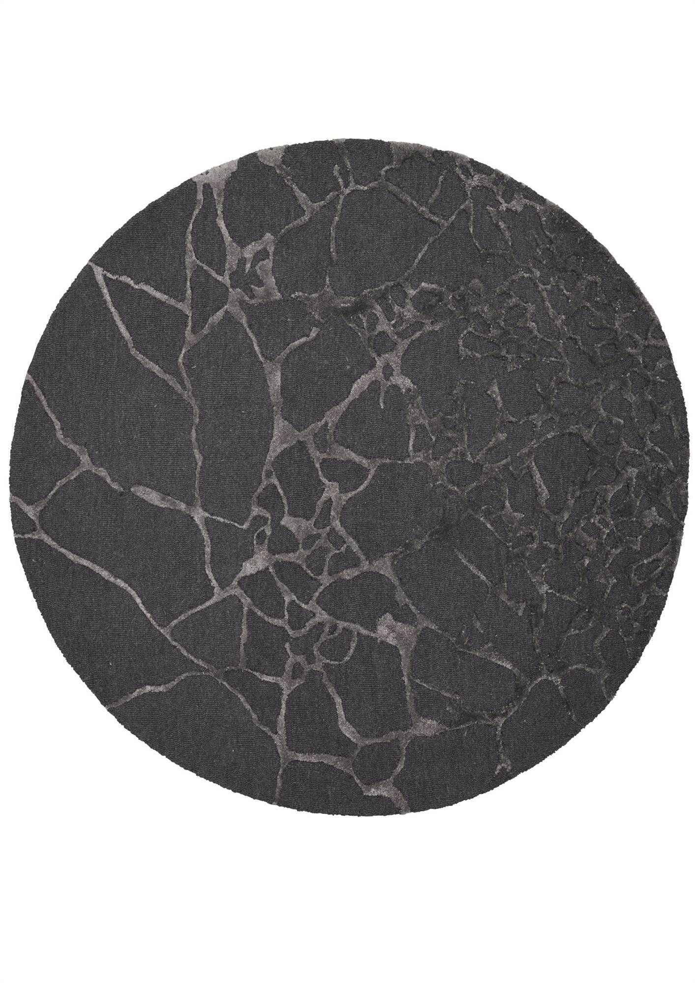 Marmo Charcoal Rund 170cm