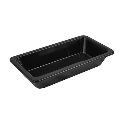 Black melamine 1/3 Thin Rim