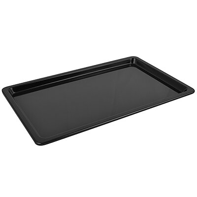 Black Melamine 1/1 Thin Rim GastroTray w/sf530x325x30mm 2.1L