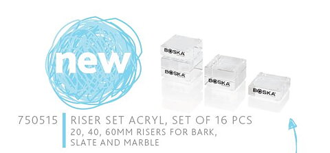RISER SET ACRYL, SET OF 16 PCS