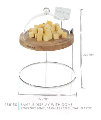 SAMPLE DISPLAY WITH DOME 270x320mm