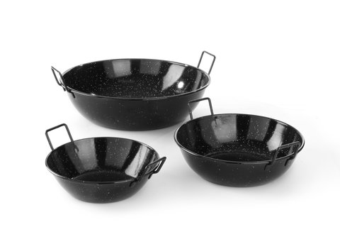 Paella skål svart 205x57