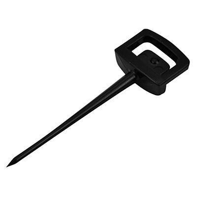 Black Nylon Square Ticket Pin 65mm