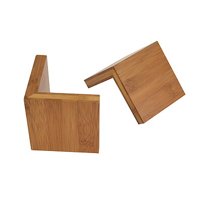 Bamboo L Shape Riser (Set of 2) 100 x 100 x 150mm