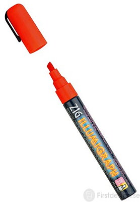 Griffelpenna 6mm / 12 förp RÖD
