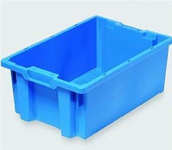 Plastback 600x400x350 Blå