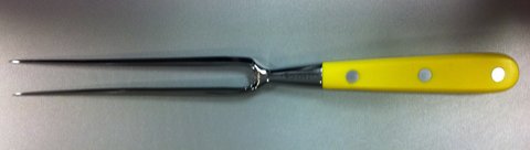 Claw fork straight - yellow 18