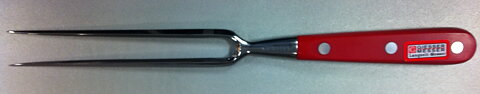 Claw fork straight red 18