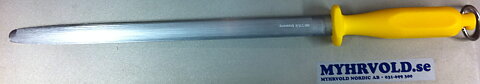 Skärpstål ovalt 31cm gult