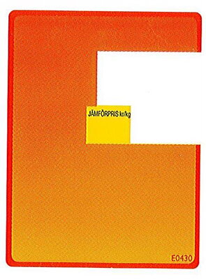 Etikett 56,7 x 74,4 mm Prismärkning