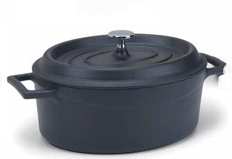 SLOWCOOK Gryta Svart gjutjärn