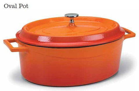 SLOWCOOK Gryta Orange gjutjärn