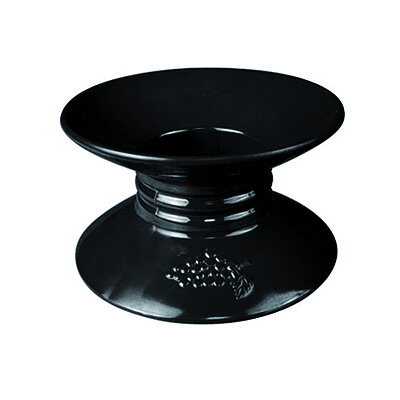 Melamine Pedestal Stand Black