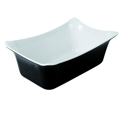 Black W 1/4 Sz Melamine Crock