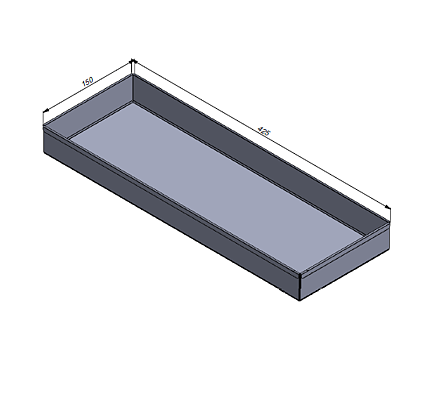 RF Tråg 425x150x40