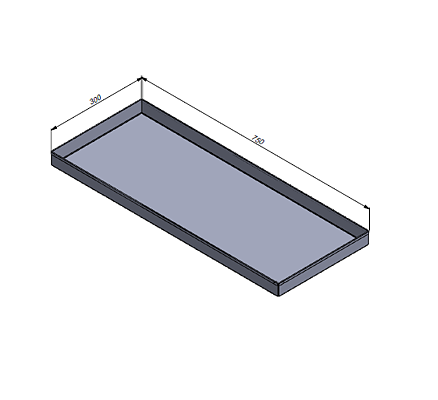 RF Tråg 750x300x40