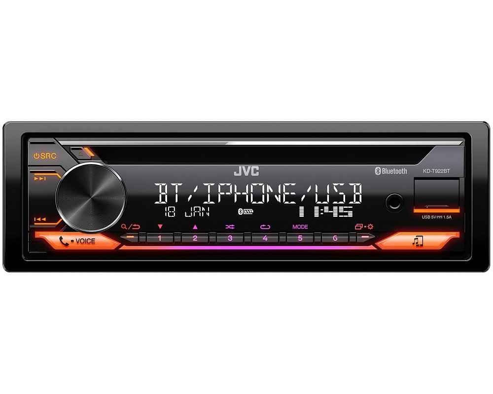 JVC KDT922BT, bilstereo med Bluetooth och handsfree CD BILRADIO AB