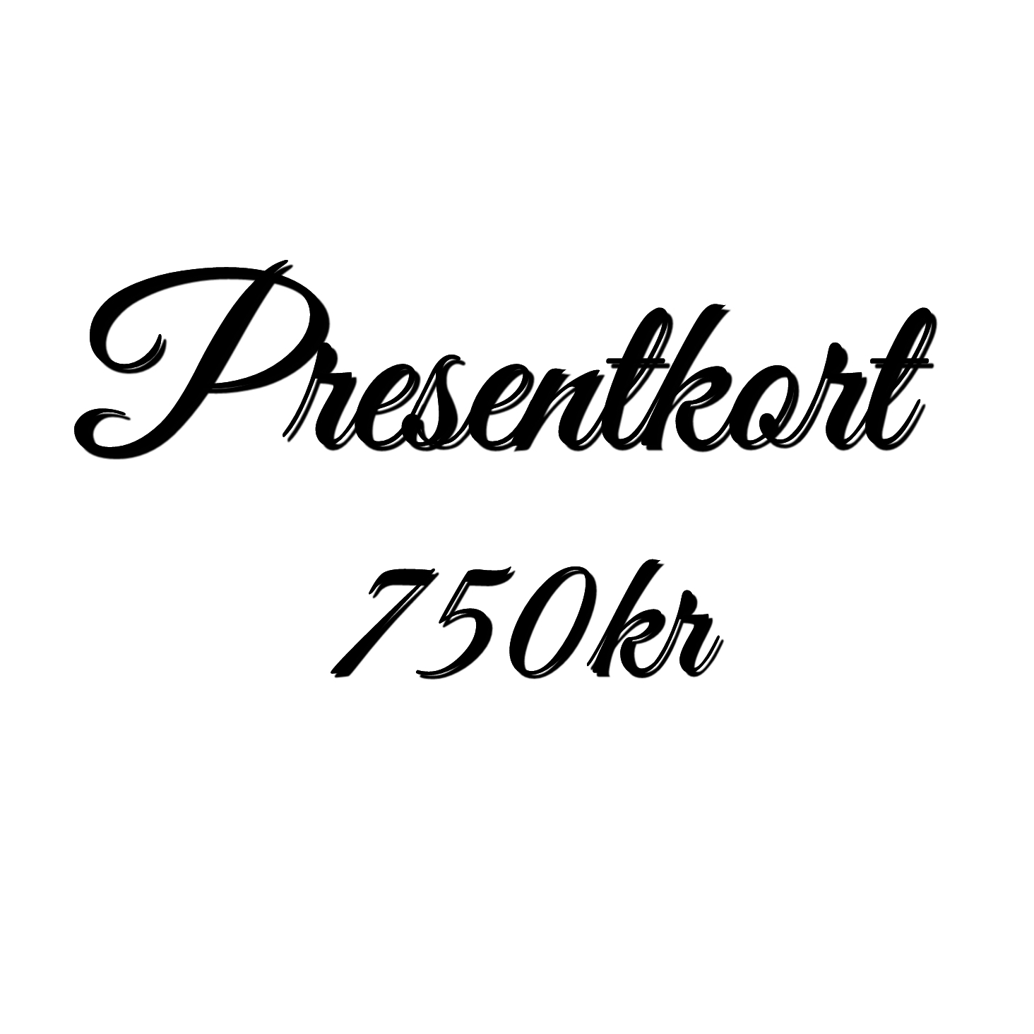 Presentkort 750 :-