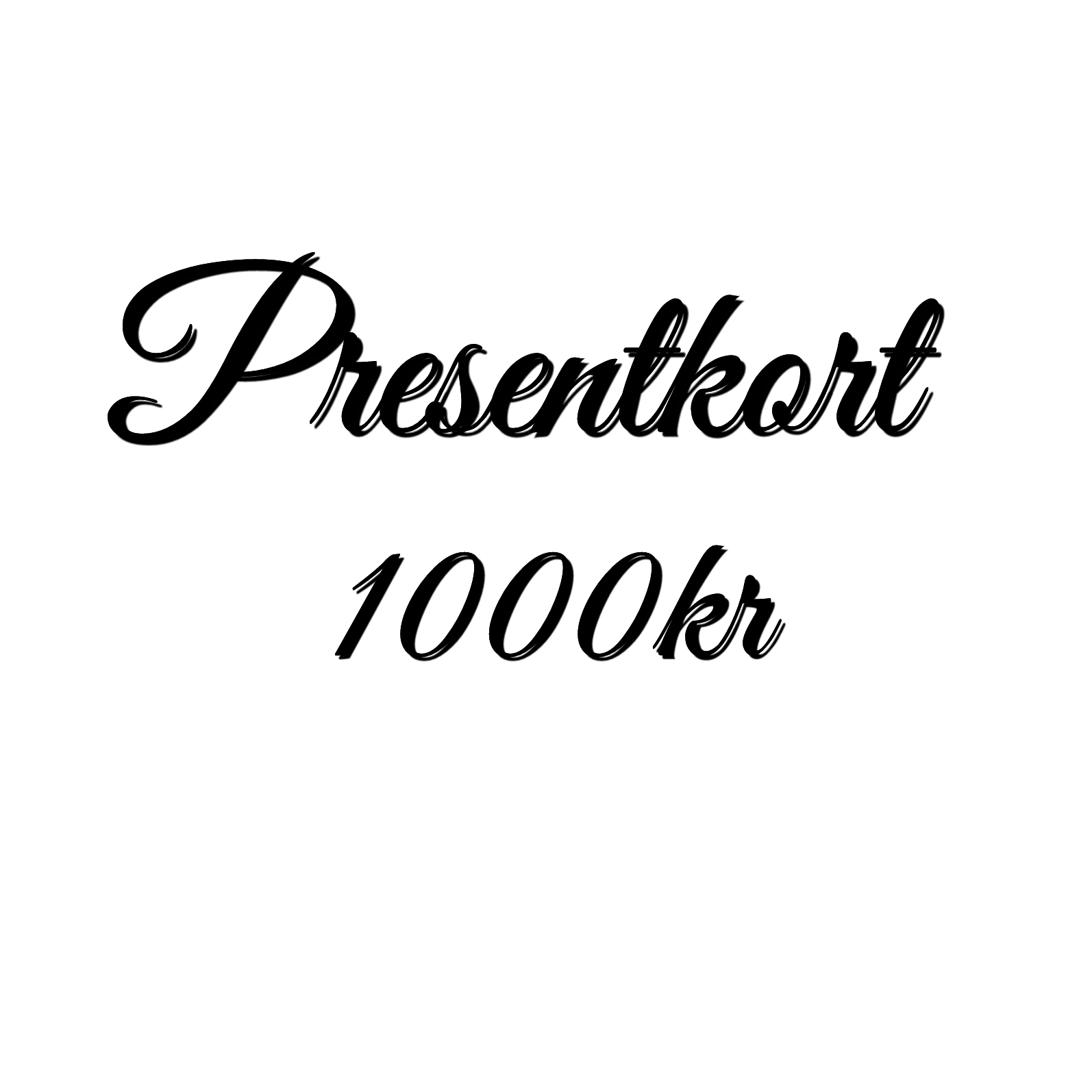 Presentkort 1000 :-