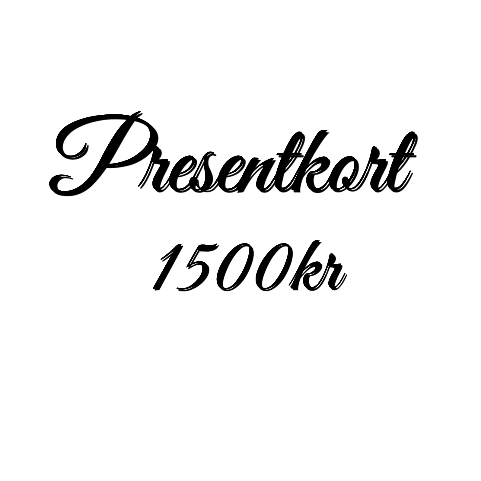 Presentkort 1500 :-