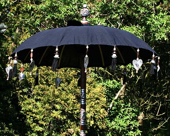 Bali Parasoll Stort 200 cm - Svart