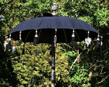 Bali Parasoll 100 cm - Svart