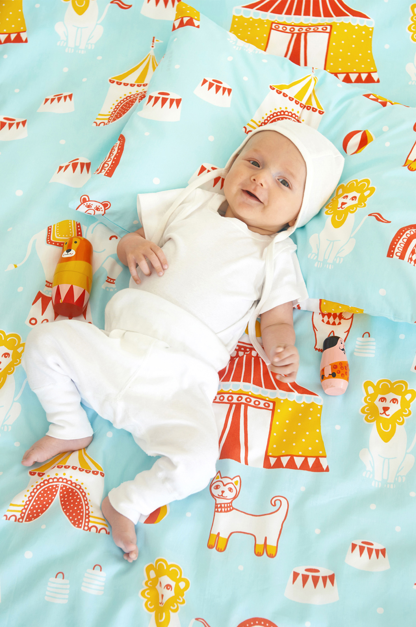 BABY CARRIAGE BEDLINEN SET - 2