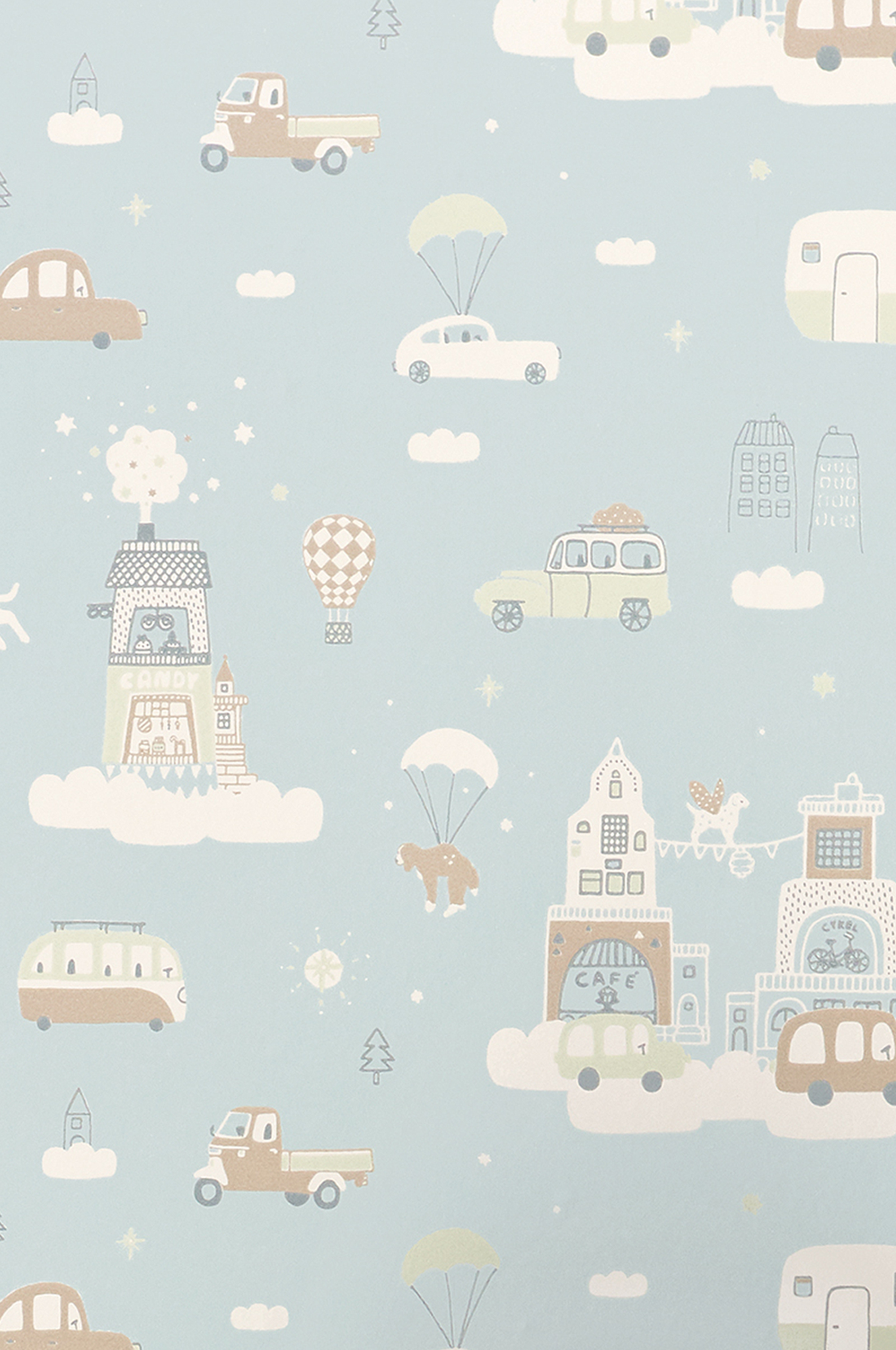 ABOVE THE CLOUDS SOFT BLUE - 5