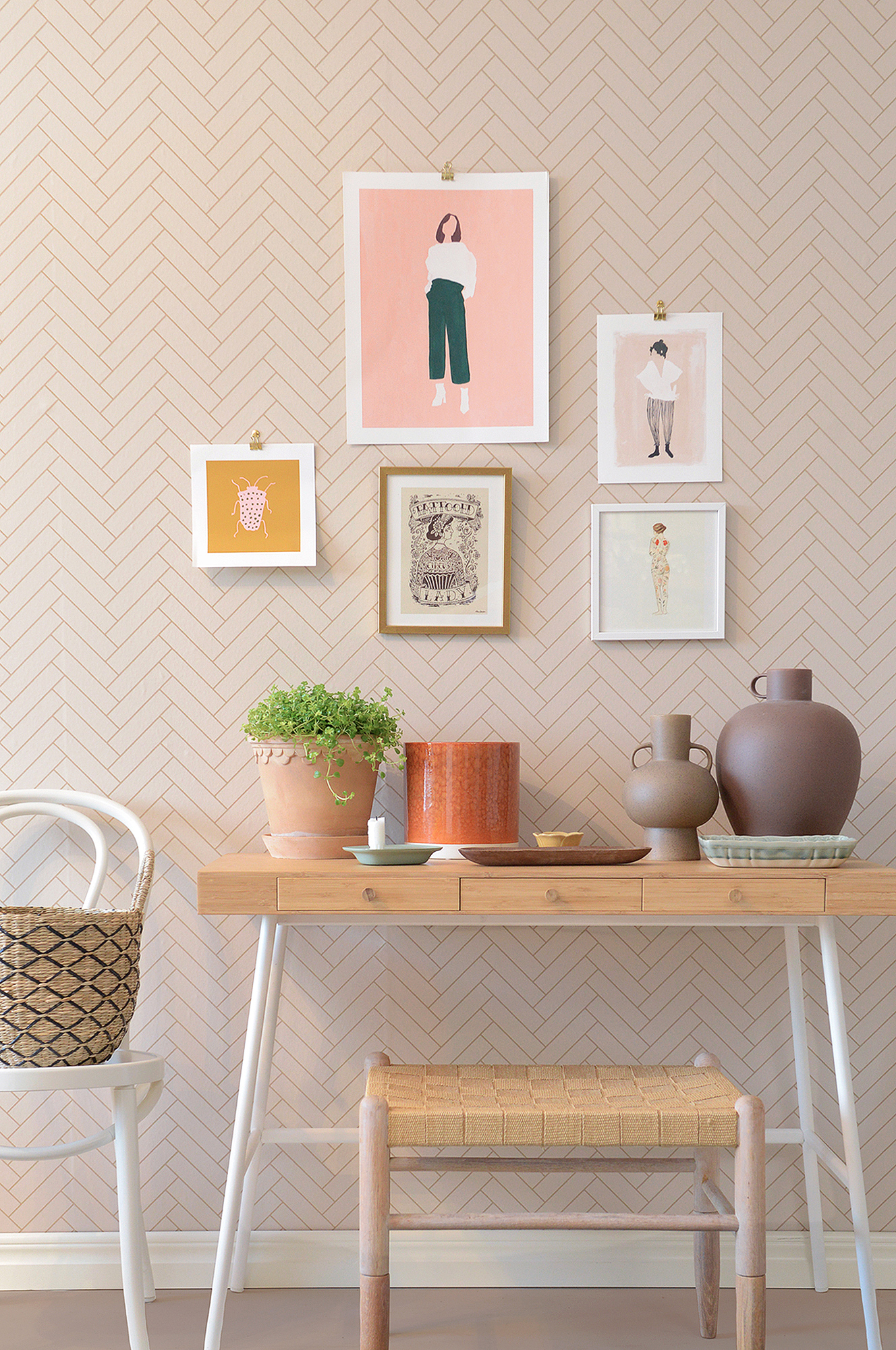 HERRINGBONE SANDY BEIGE - 6