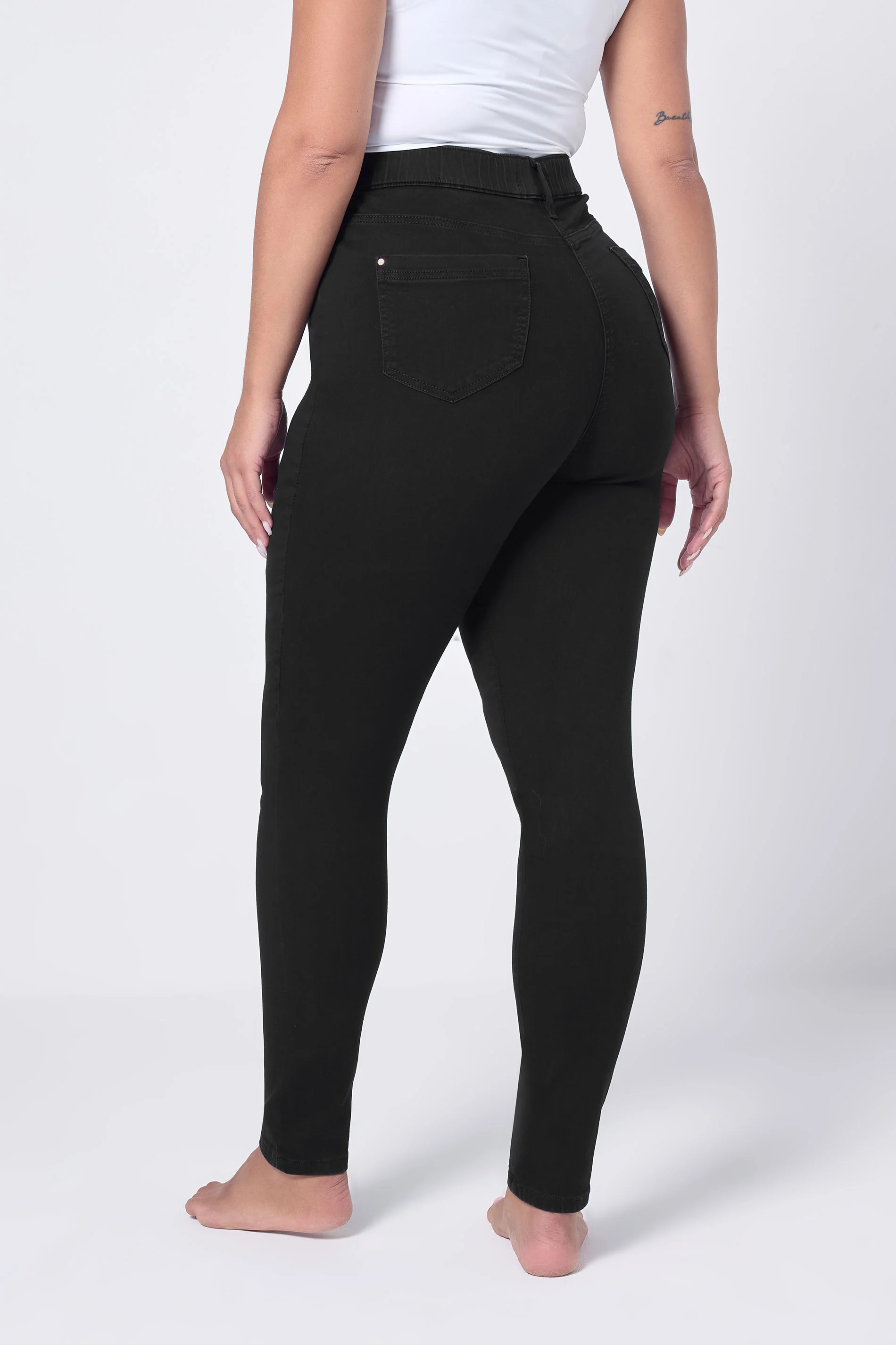 Jeans med fickor, Ava, svart  - 2
