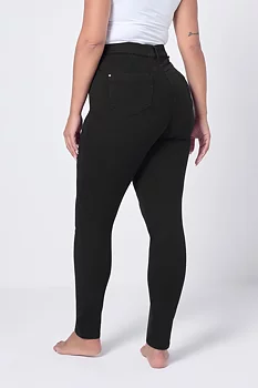 Jeans med fickor, Ava, svart 