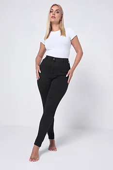 Jeans med fickor, Ava, svart 
