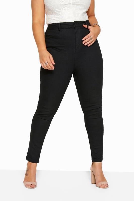 Jeans med fickor, Ava, svart  - 7
