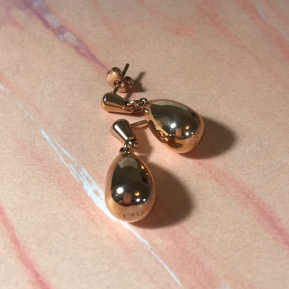 Egg Earrings rosegold