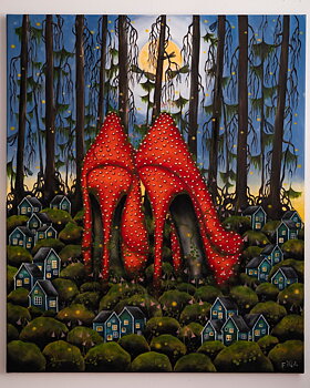 SOLD Forest of  Amanita 