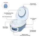 My Carry Potty Potta Pastellblå 6-pack