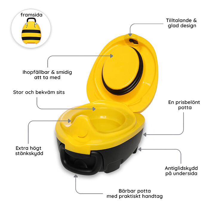 My Carry Potty Potta Humla 6-pack