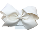 Sweethearts Hårrosett Classic Large CREME 12-pack