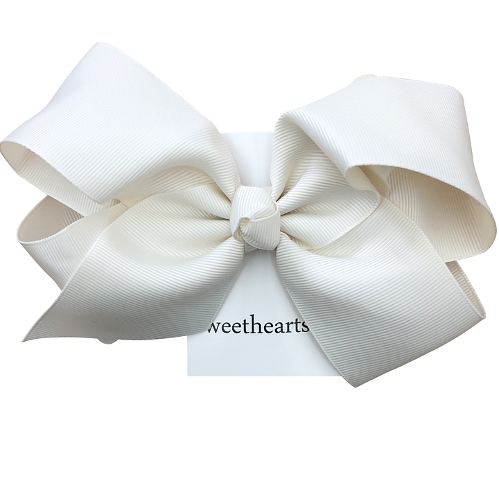 Sweethearts Hårrosett Classic Large CREME 12-pack