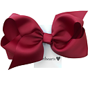 Sweethearts Hårrosett Classic Large MÖRKRÖD 12-pack