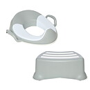 Toalettsits & Badrumspall Pastellgrå 3-pack