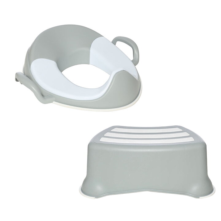 Toalettsits & Badrumspall Pastellgrå 3-pack
