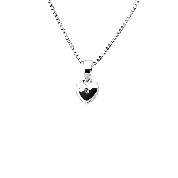 Sweethearts Silverhalsband HJÄRTA 2-pack